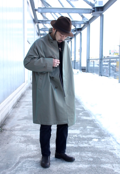 ANATOMICA SINGLE RAGLAN COAT   通販