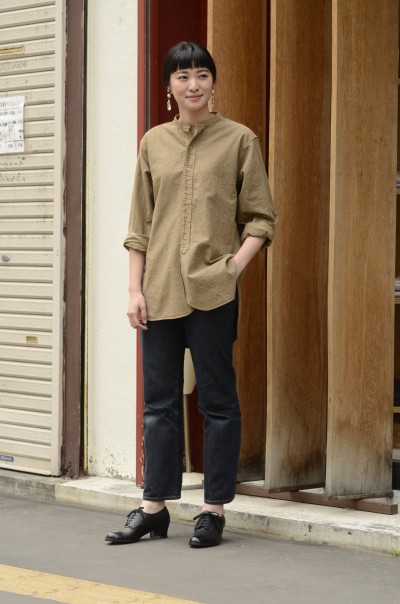 THE INTERPRETATION BY ARCH / RAF AIRTEX SHIRT スタイルサンプル