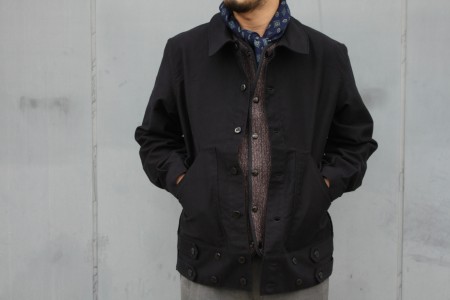 BONCOURA french work jacket モールスキン-