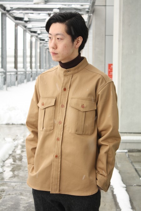 安い購入 BONCOURA /ボンクラ CPO SHIRTS シャツ 36 Sサイズ - ノー 