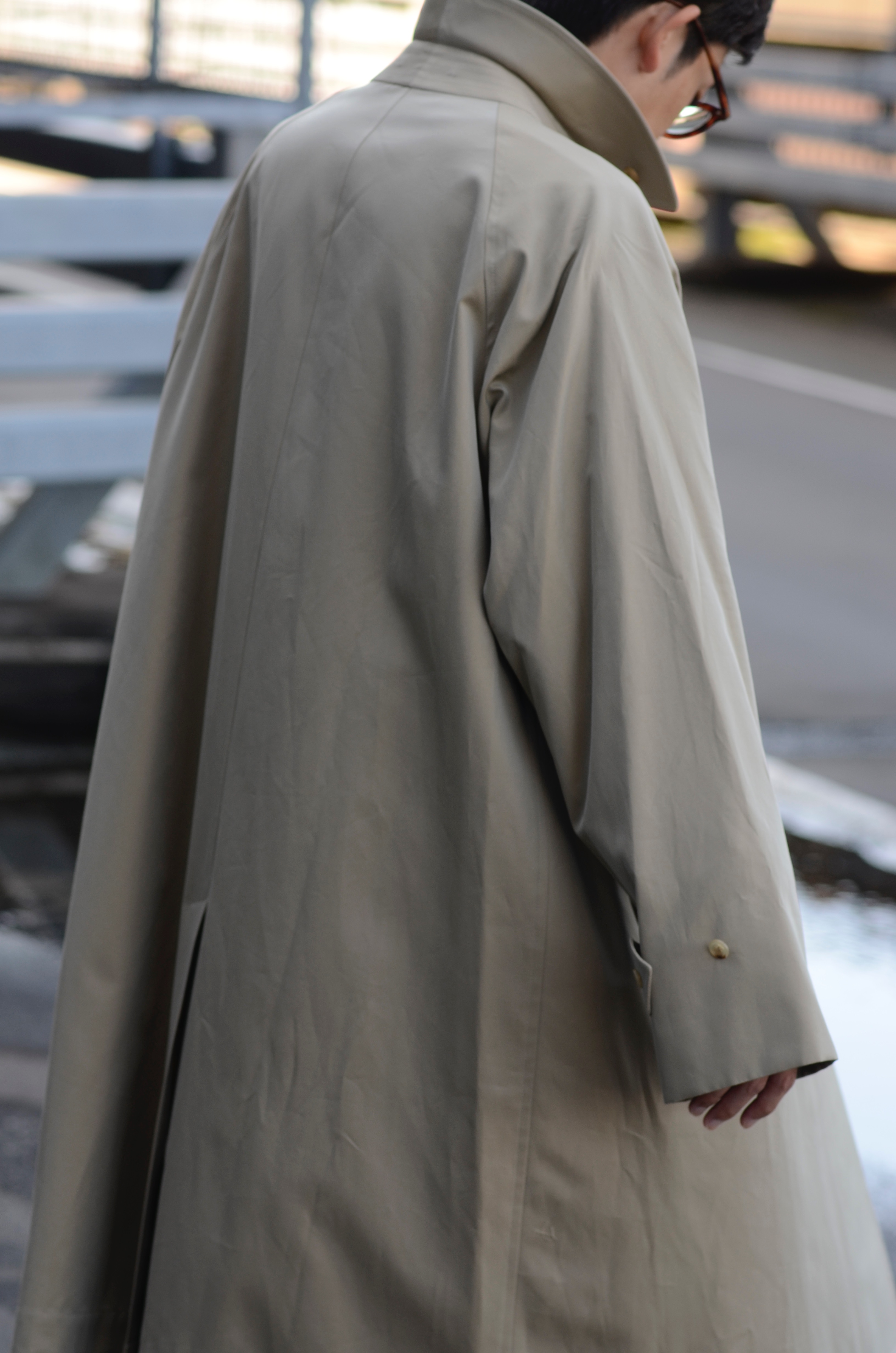 人気を誇る アナトミカSINGLE RAGLAN COAT 1GABARDINE BEIGE asakusa