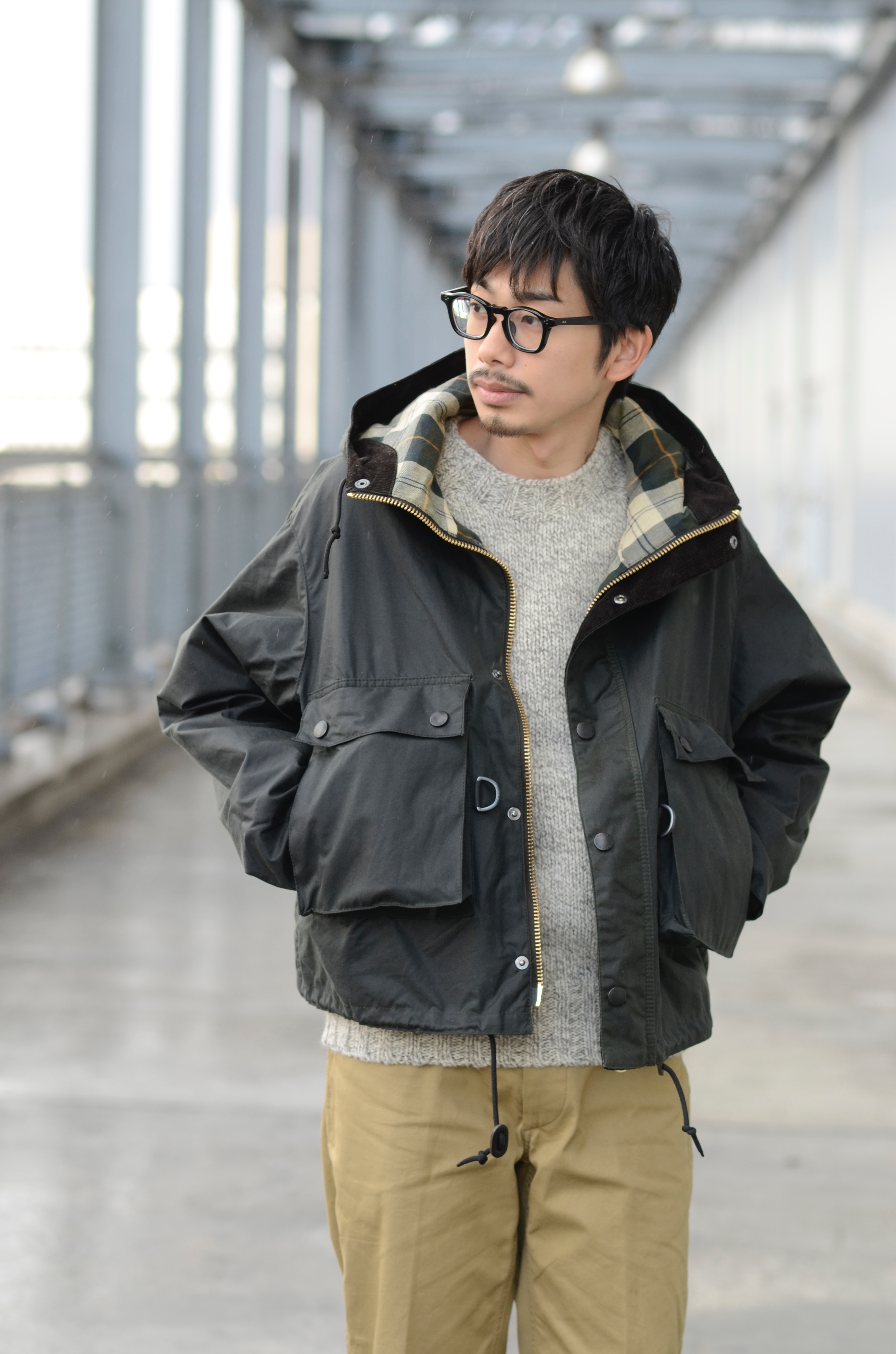 日本製・綿100% Barbour バブアー キャプテンサンシャイン 19AW 38