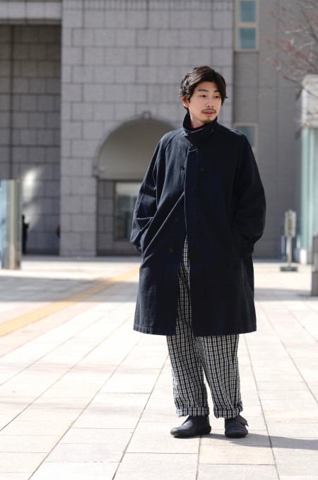 outil / manteau luzeステンカラーコート - ステンカラーコート