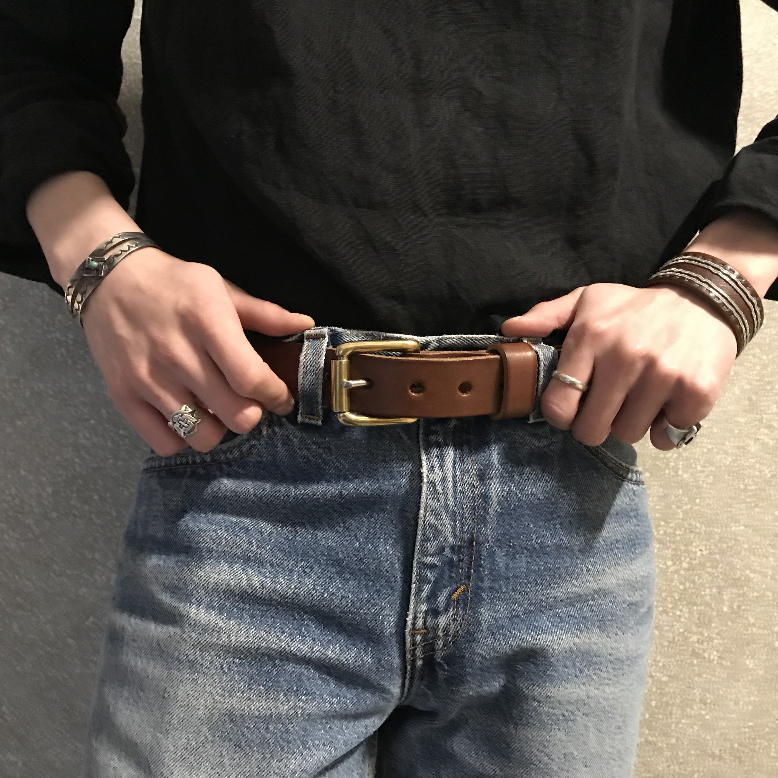 Charlie Borrow Belt Black-