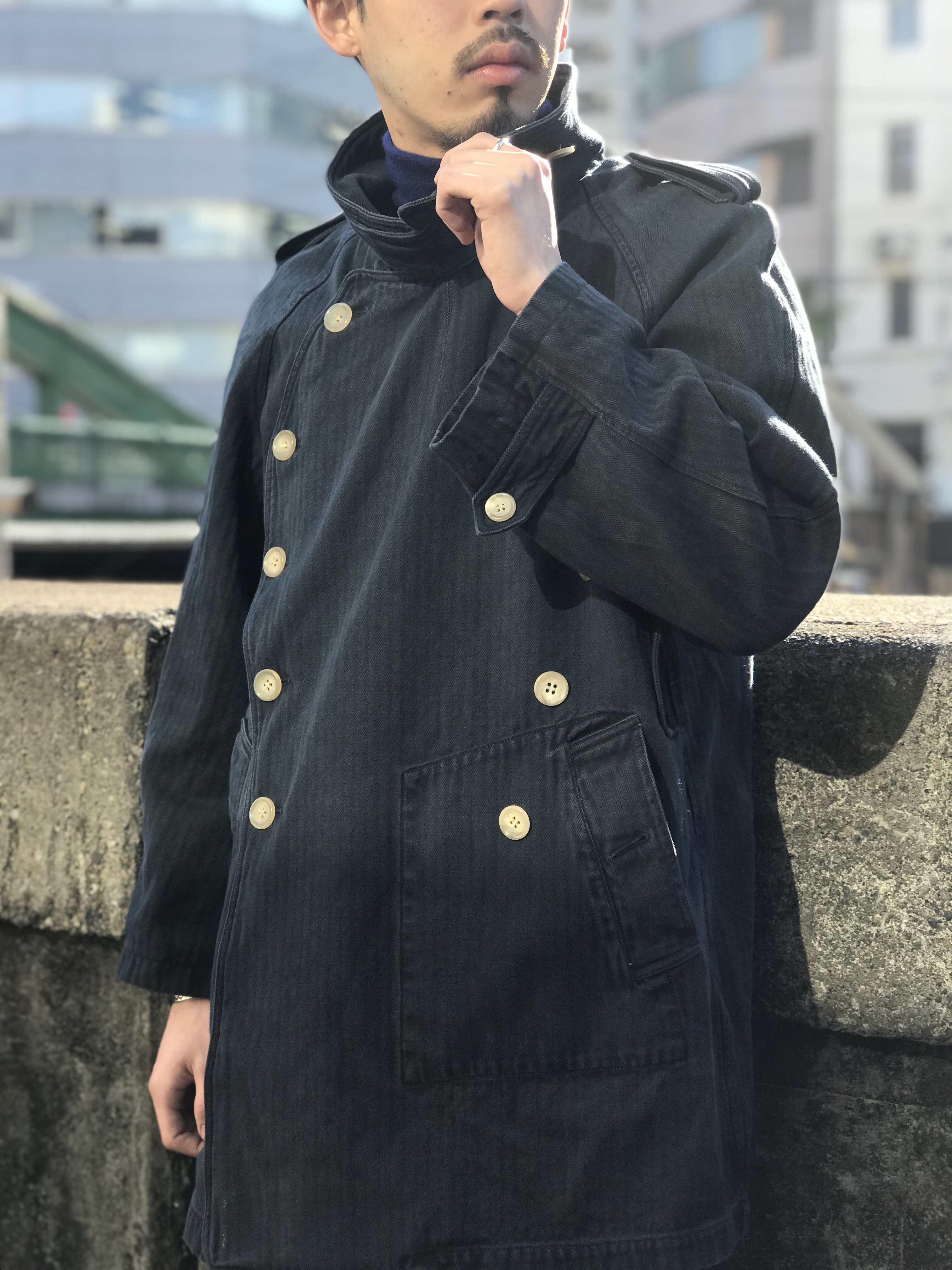 OUTIL ウティー 別注phlannel Motorcycle Coat