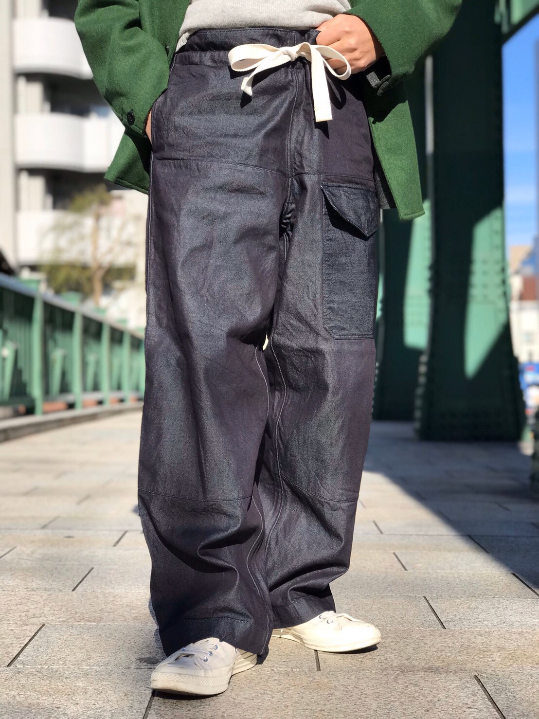 日本産 Sus-sous シュス trousers MK-1 デニムパンツ 新品サイズ7 kids-nurie.com