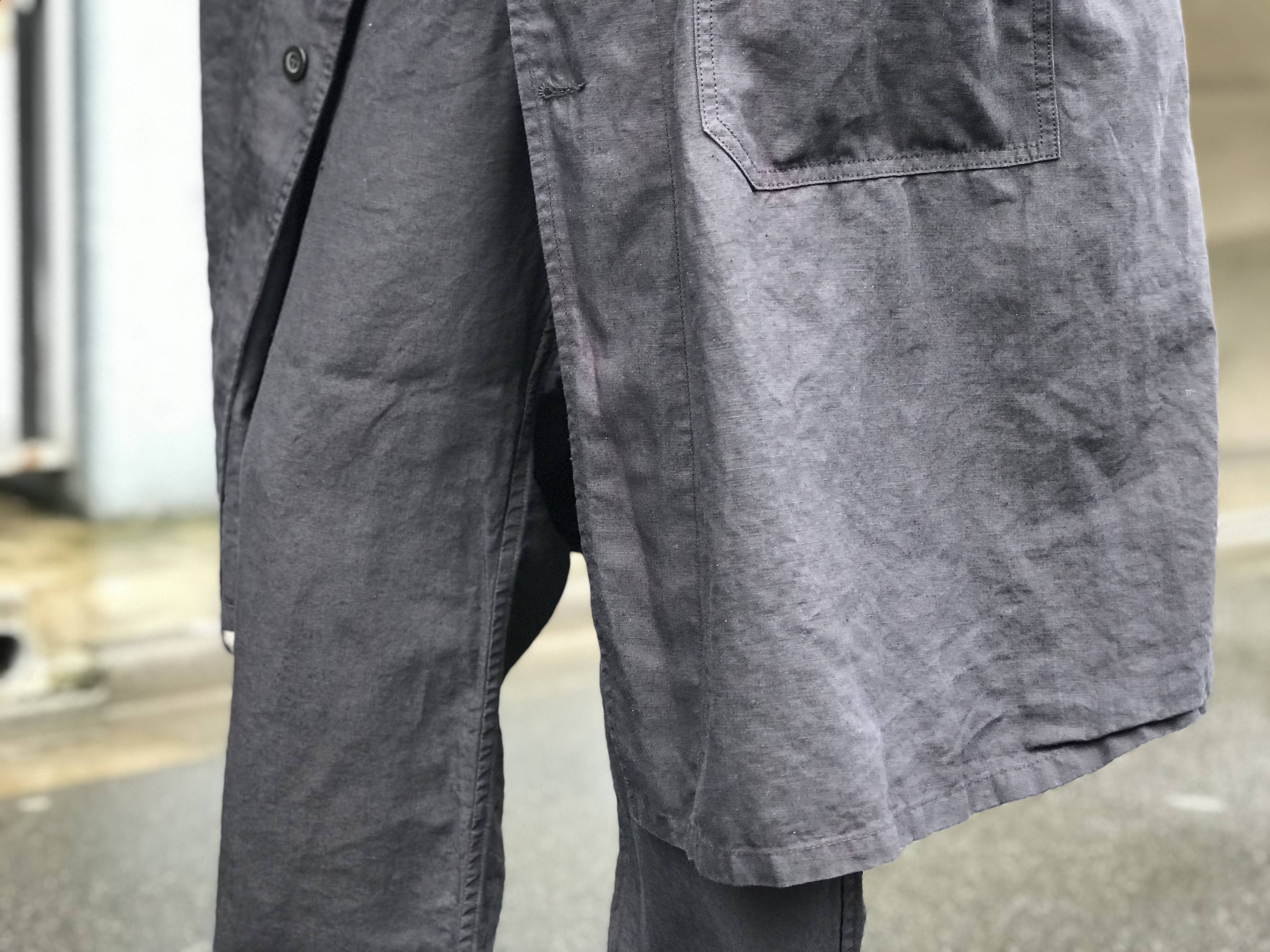 OUTIL 20AW “BLACK INDIGO LINEN” | ARCH TOKYO