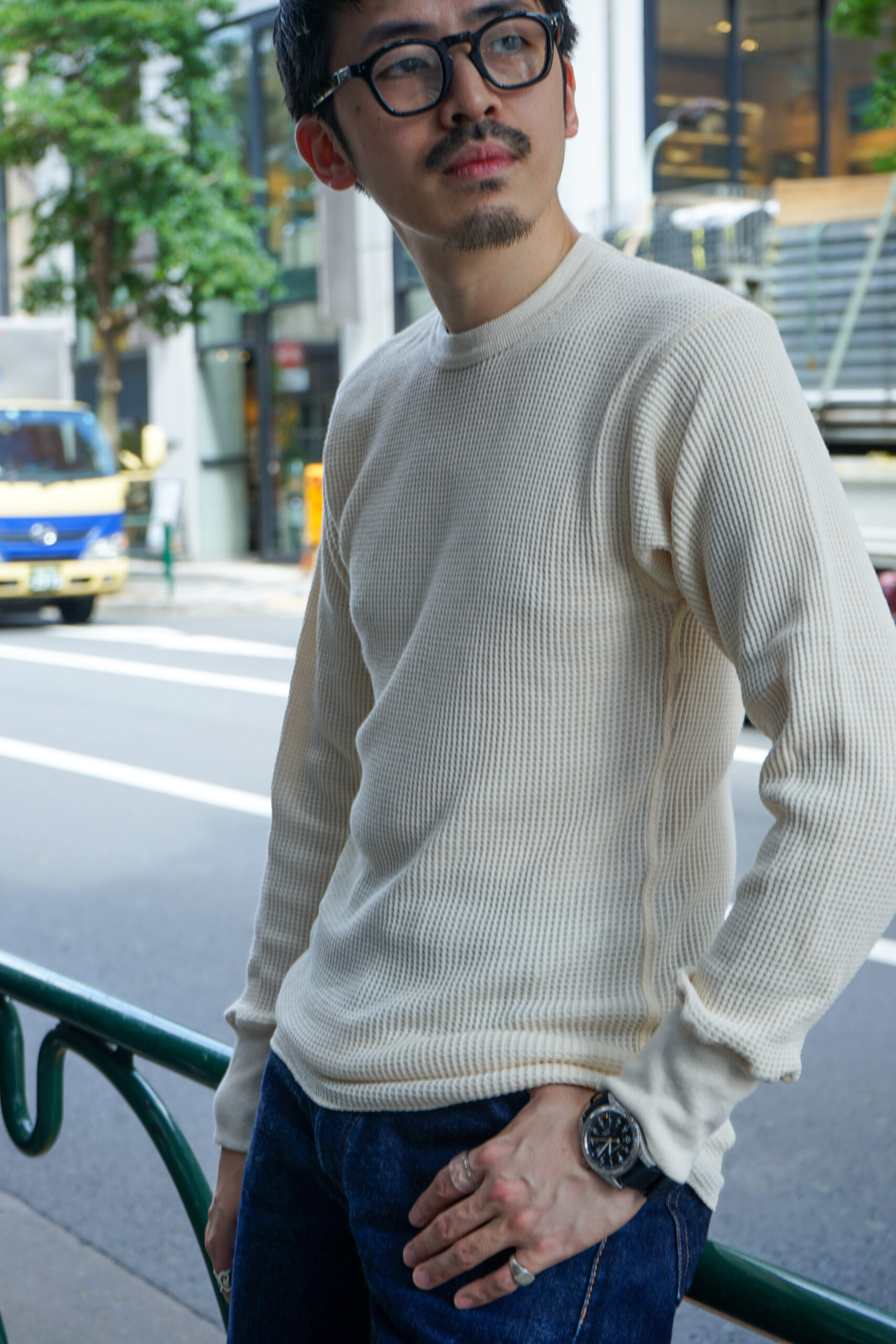 MSG&SONS "THERMAL SHIRT MADE IN USA" ARCH 南青山