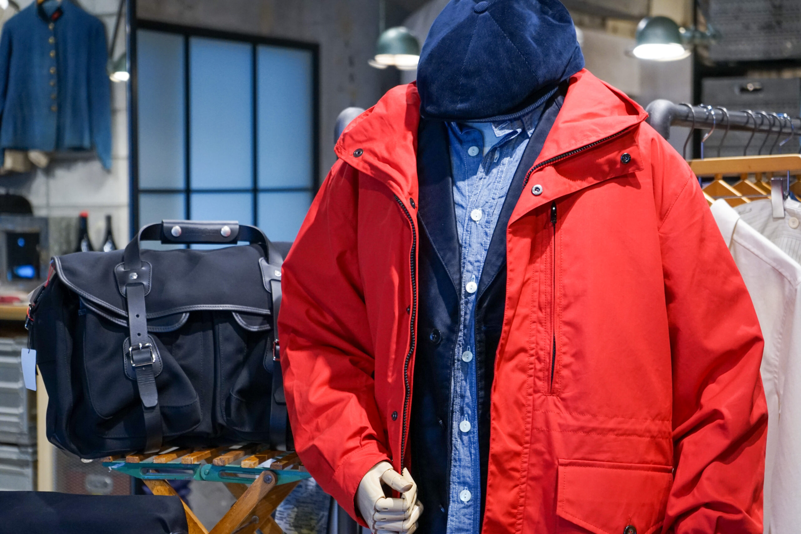 Pretty Green Ventile Parka ベンタイル生地 防水 紺色-