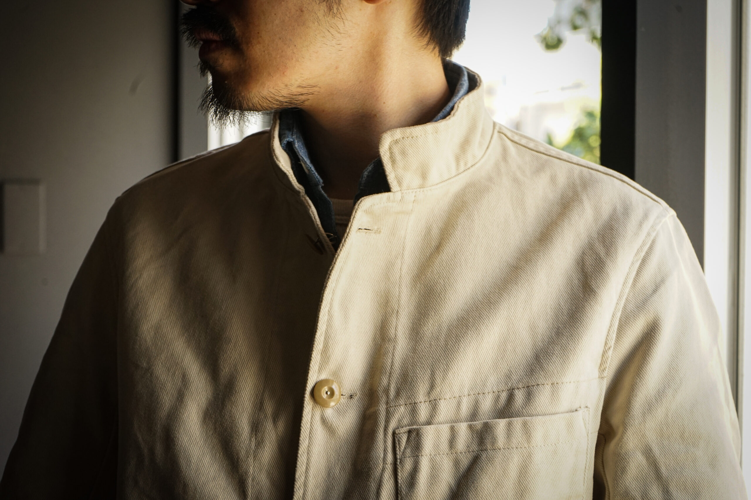 Arch SapporoオリジナルBritish Work Jacket (M) - シャツ