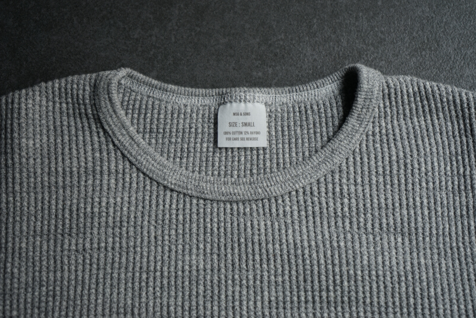 MSG & SONS THERMAL SHIRT 88/12 | ARCH アーチ - Sapporo / Tokyo