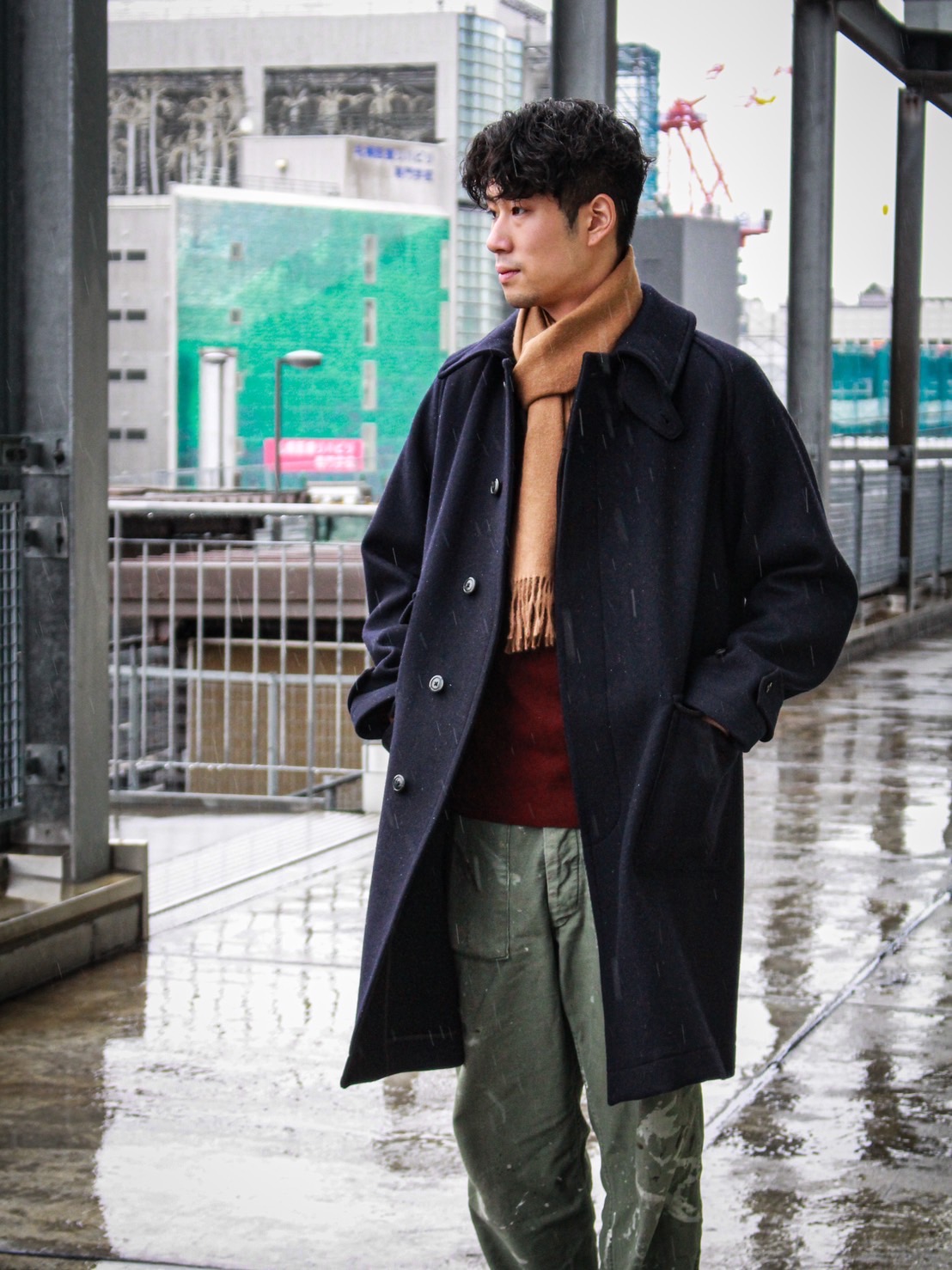 キャプテン サンシャイン 22AW Traveller Coat ウール コート www