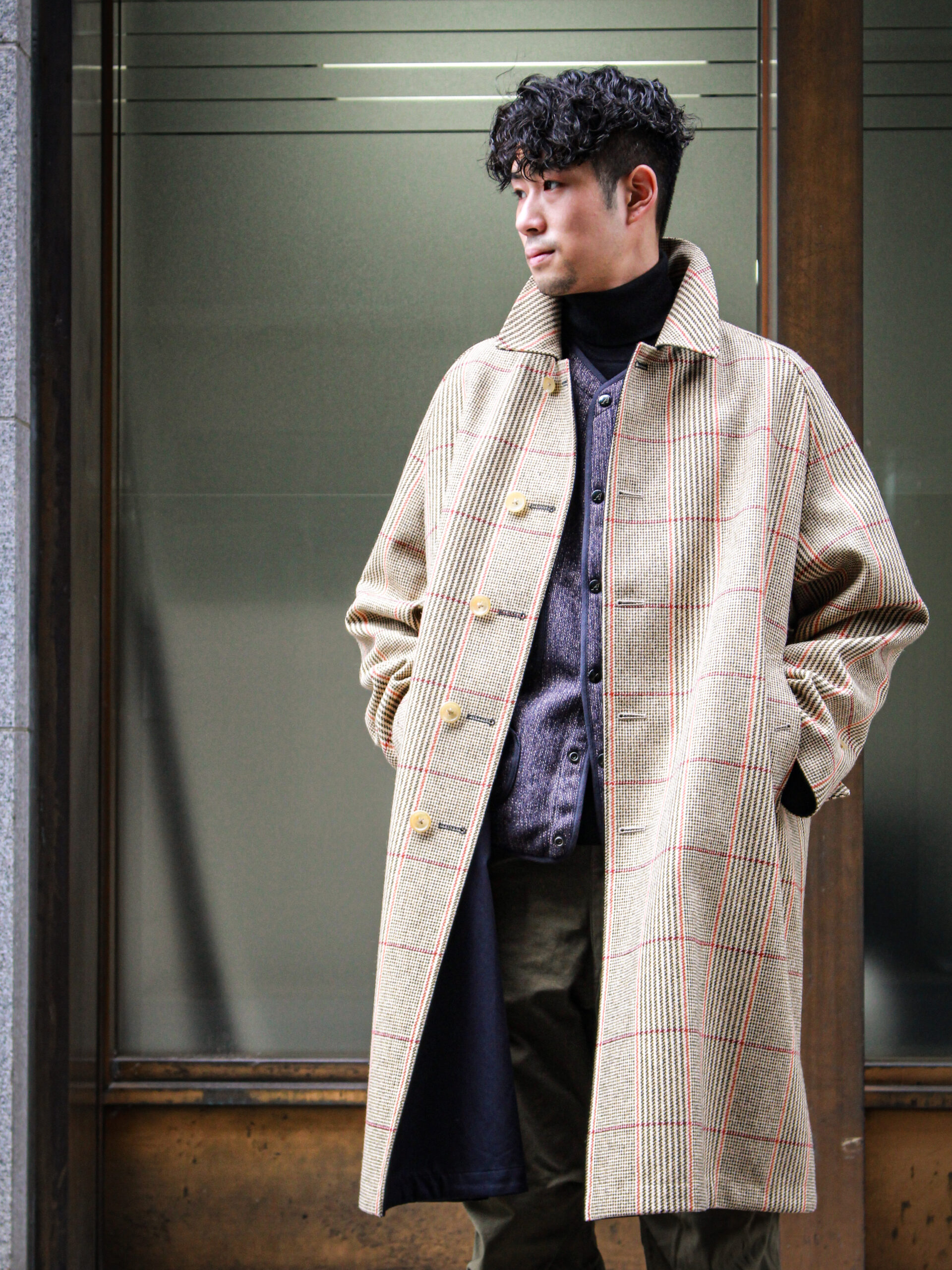 ANATOMICA SINGLE RAGLAN COAT Ⅵ 48 コートアナトミカ - メンズ ...