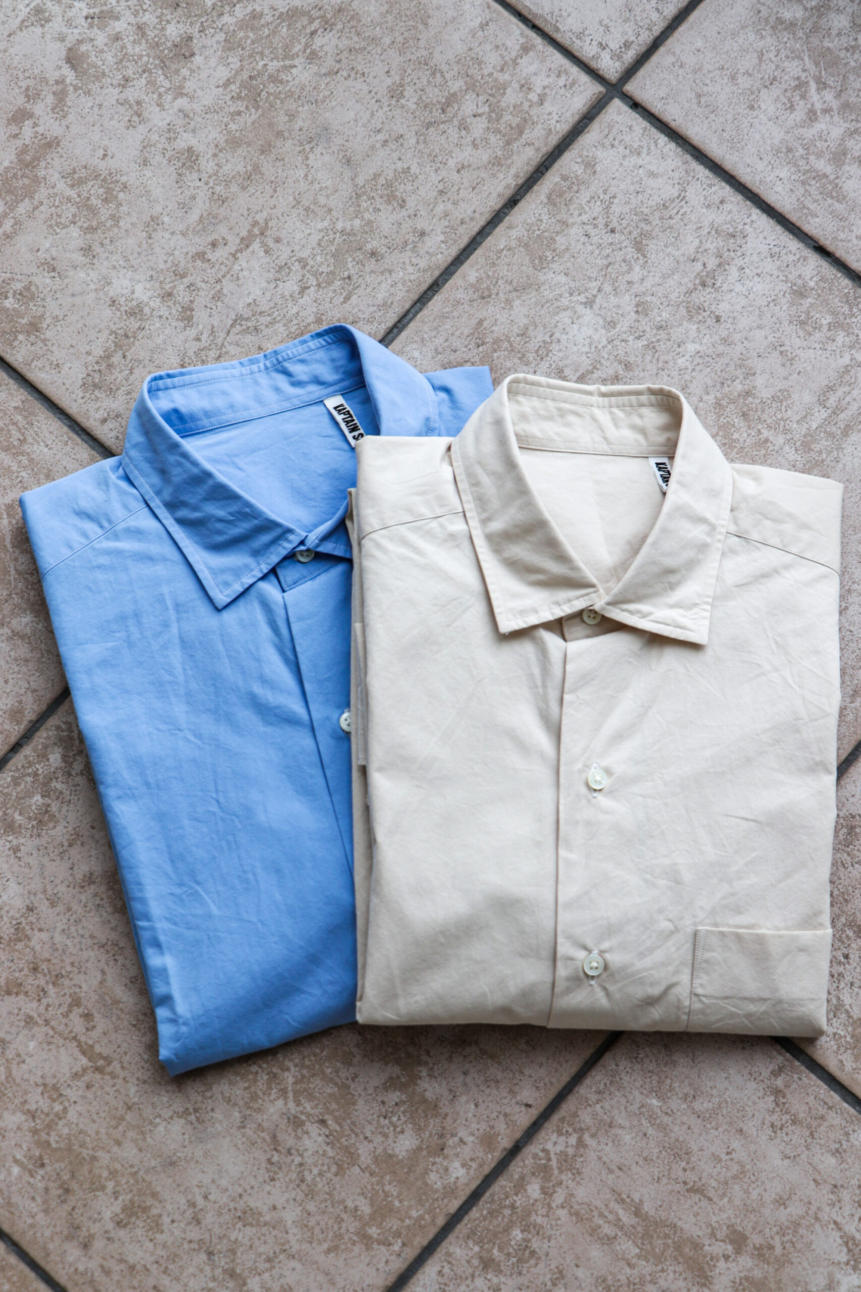 KAPTAIN SUNSHINE / “Cotton Semi Spread Collar Shirts” & “Military