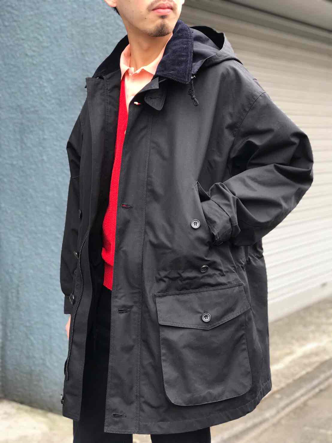 新品未使用 BREATHATEC® INDIGO NYLON COAT-