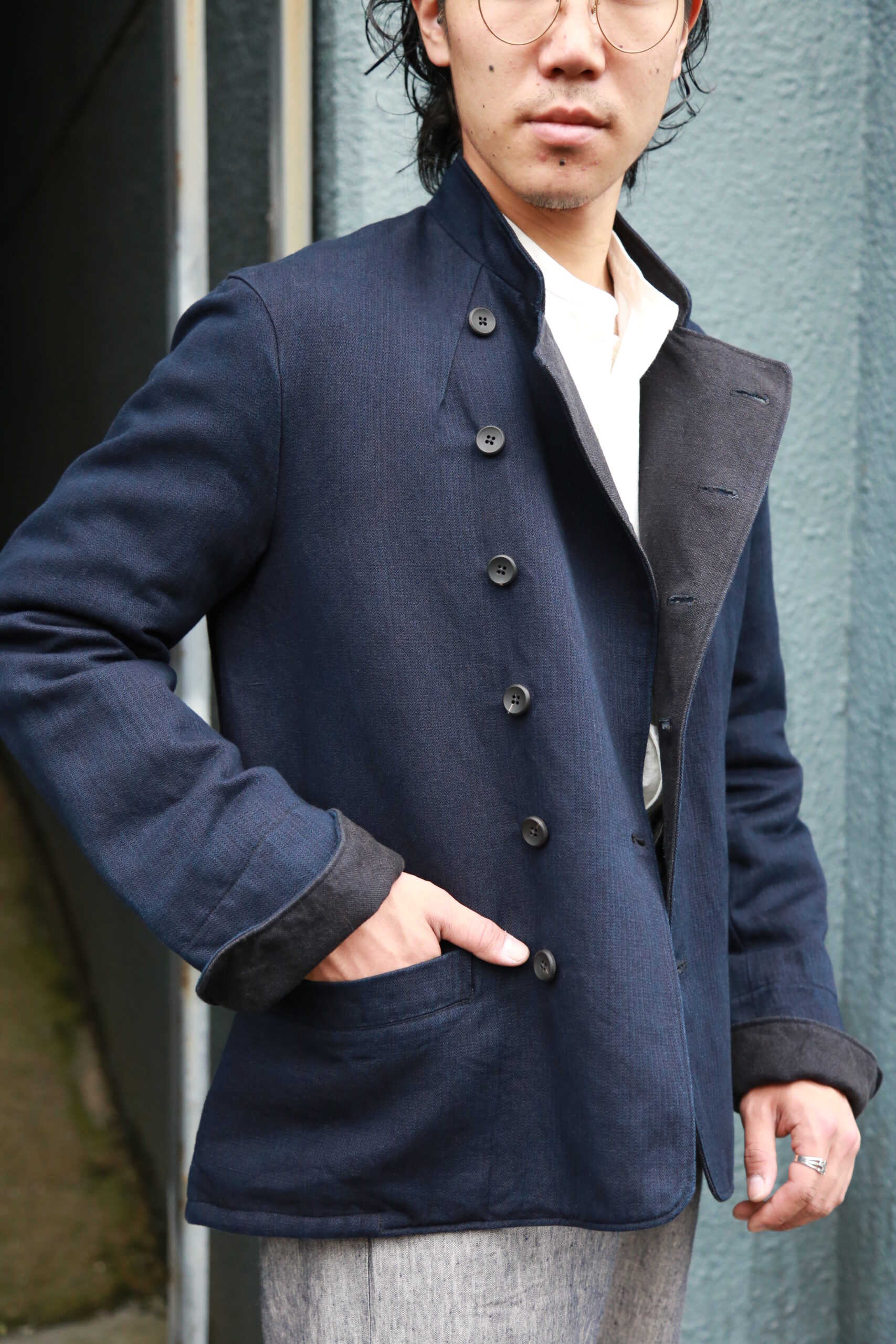 NEW安い FRANK LEDER - 22ss sus-sous jacket, cooks Indigo 7の通販