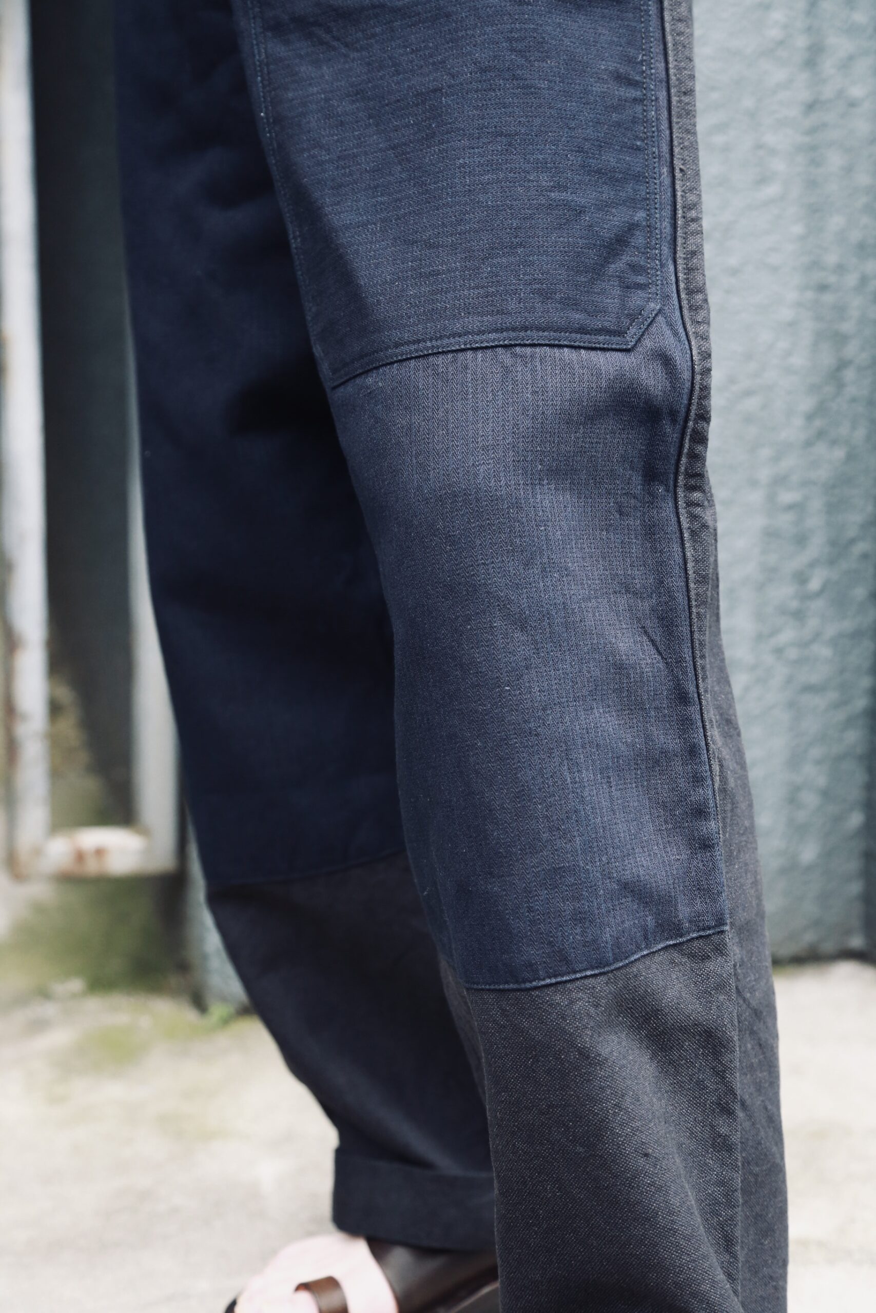 sus-sous “trousers MK-1” indigo patchwork | ARCH TOKYO