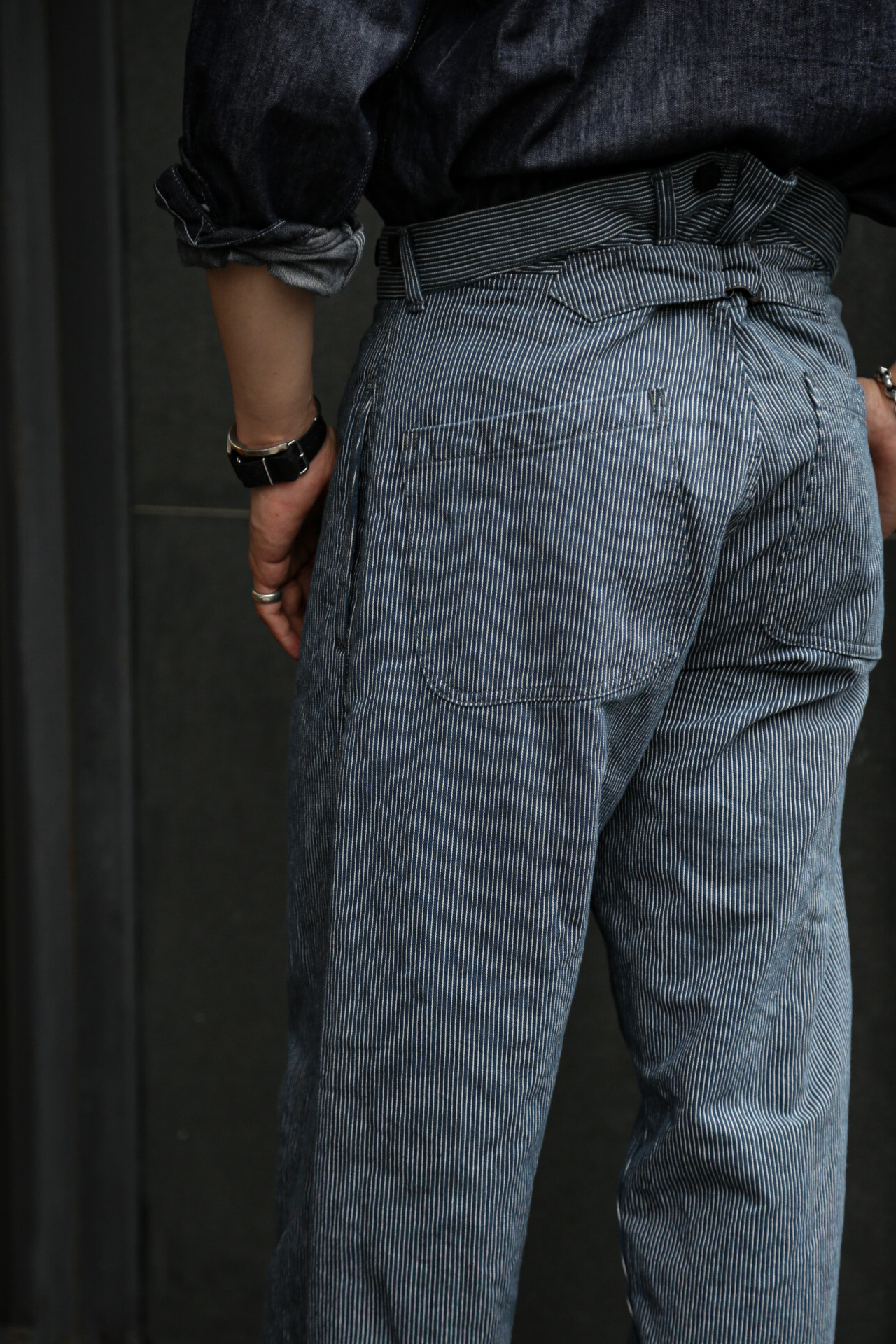 OUTIL 23SS / PANTALON BOGY “FRENCH STRIPE” | ARCH TOKYO