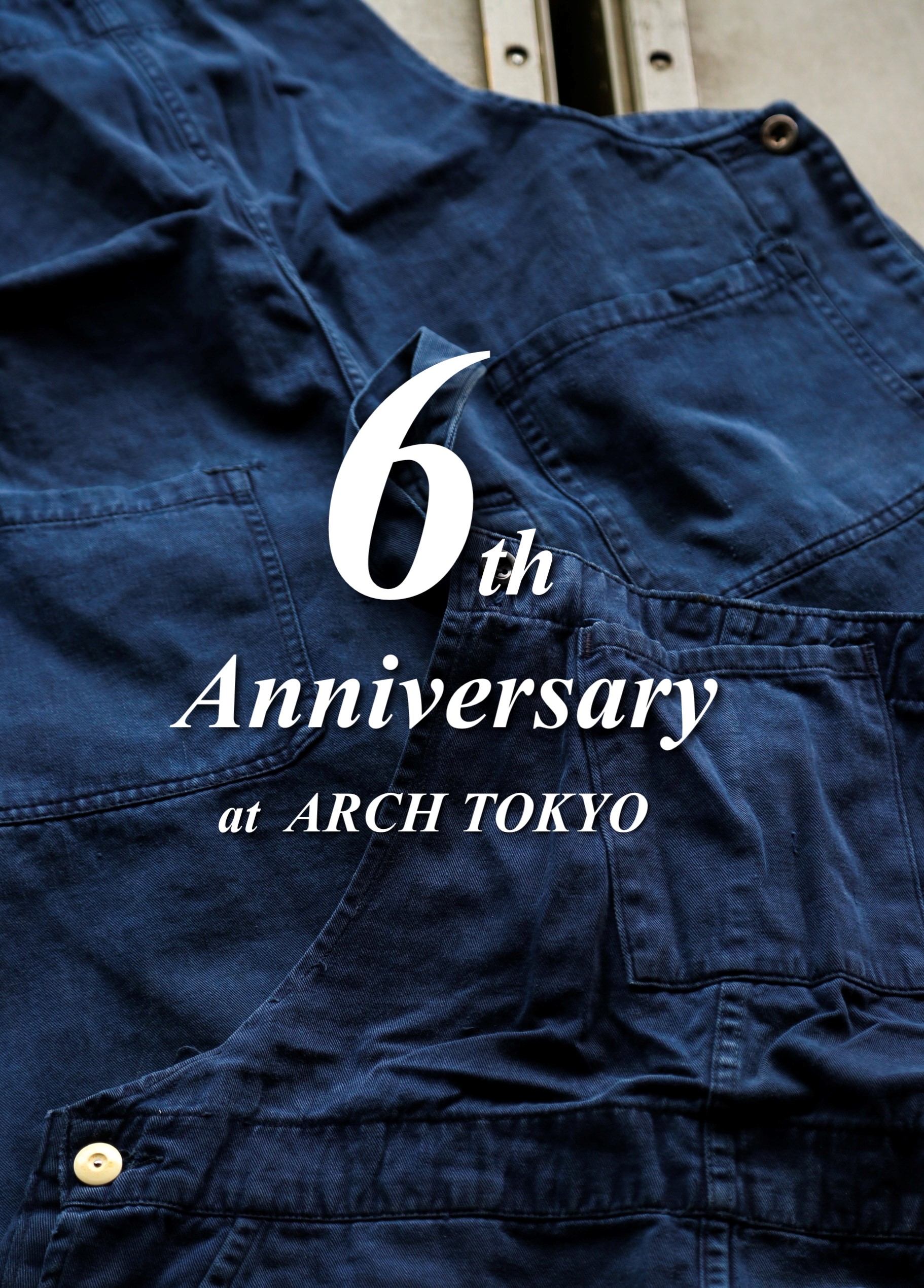 6th Anniversary Item② “SPECIAL DYED BRITISH VINTAGE OVERALL 