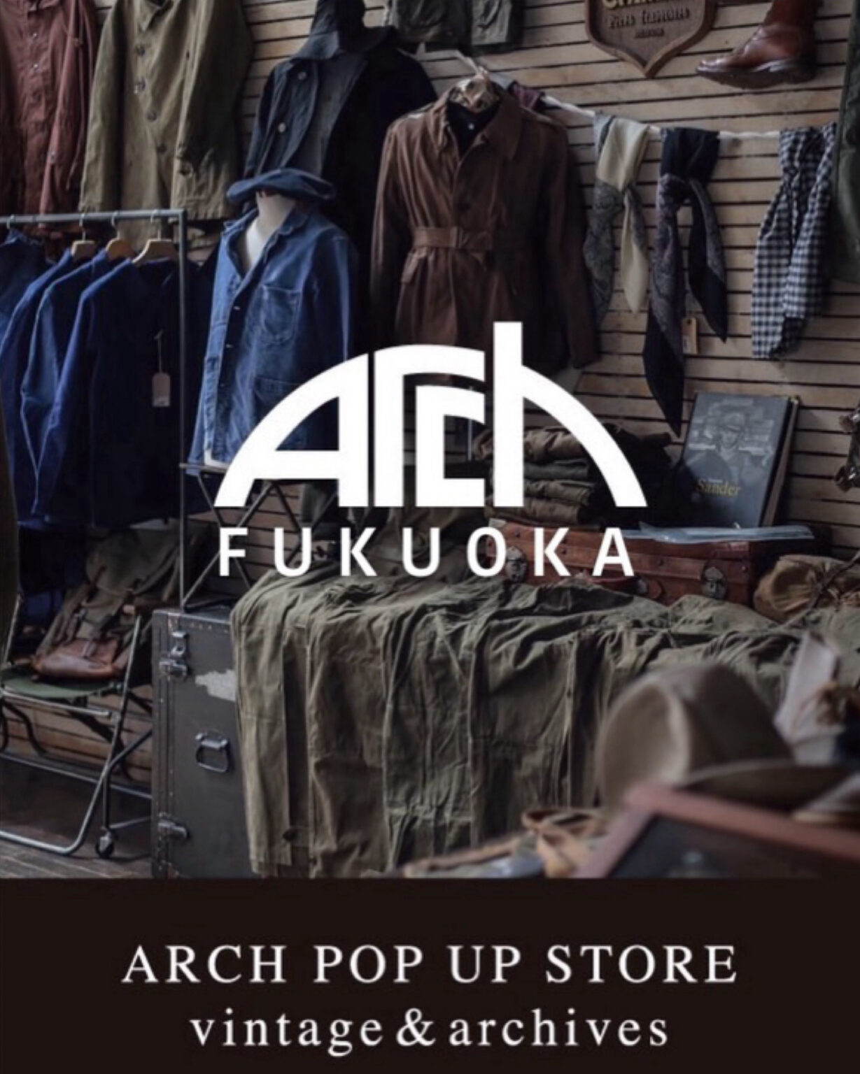 ARCH POP UP STORE at 福岡 ギャラリーbin | ARCH TOKYO