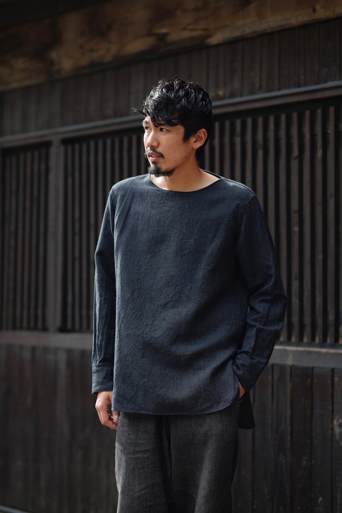 SUS-SOUS シュス スリーピングシャツ NAVY サイズ７ 新品未使用