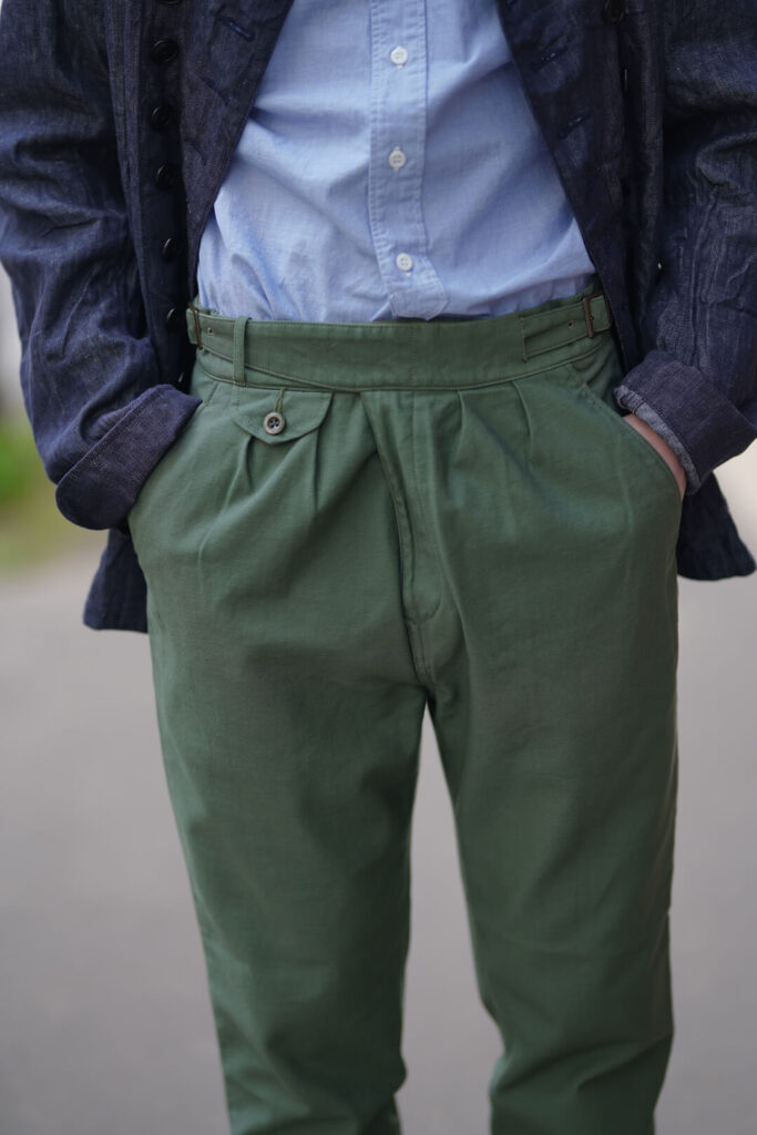 KENNETH FIELD / 別注 Gurka Trouser “US Military Dead Stock Fabric