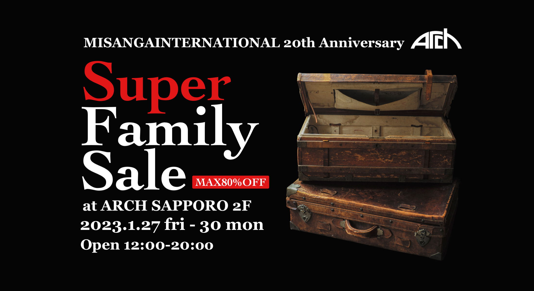 MISANGAINTERNATIONAL 20th Anniversary Super Family Sale