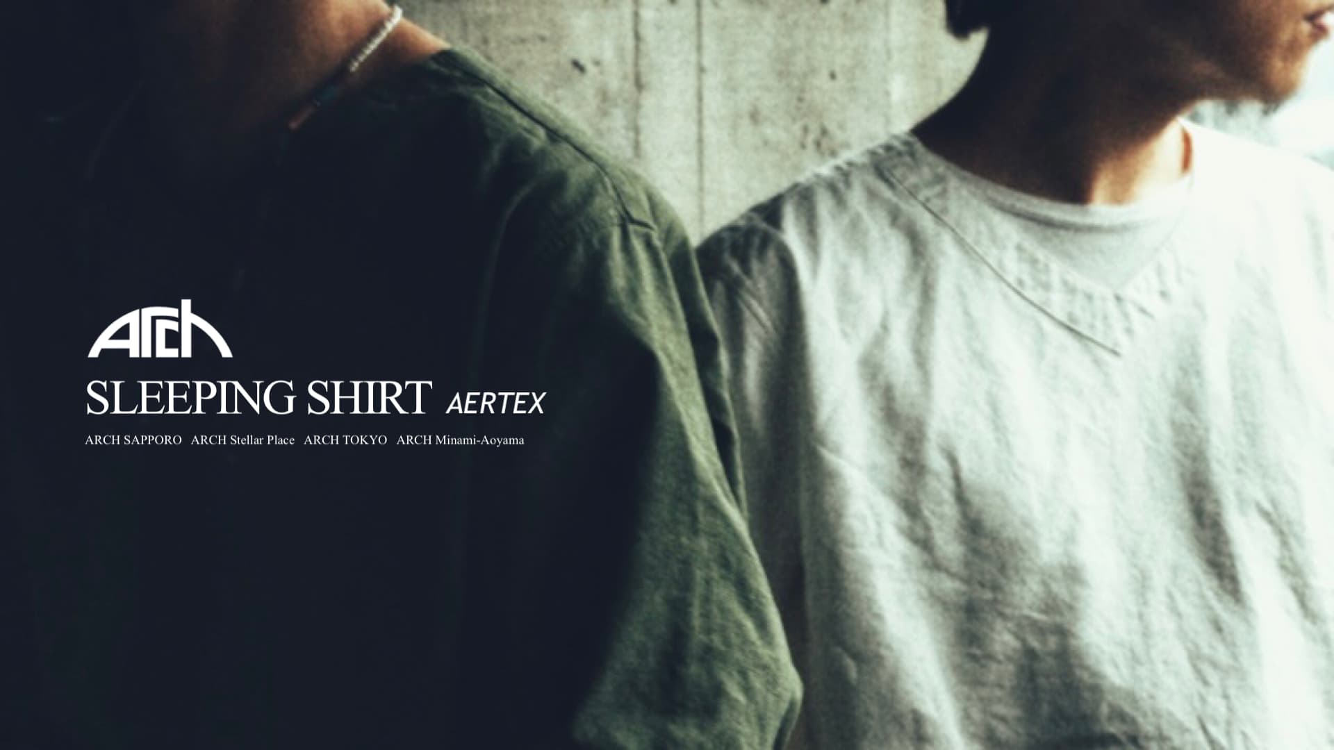 Arch SLEEPING SHIRT AERTEX
