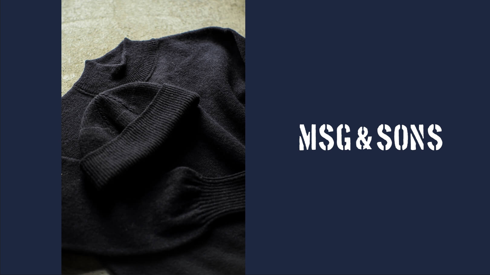 MSG & SONS US NAVY WATCH CAP & GOB SWEATER