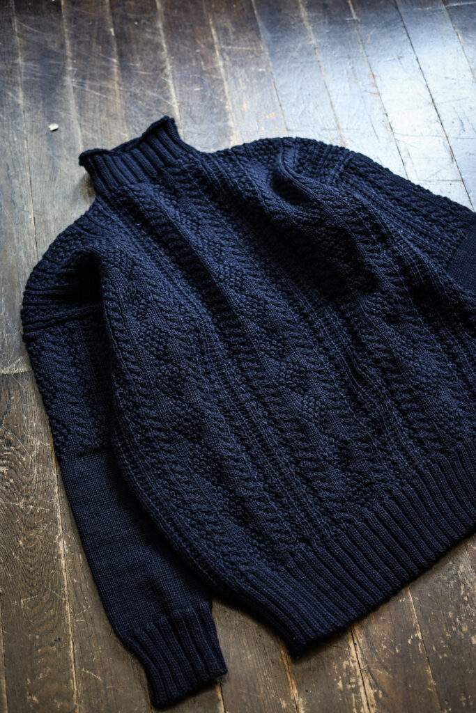 VICTIM] GUERNSEY KNIT 23aw 新品未使用新品購入後未使用 - ニット