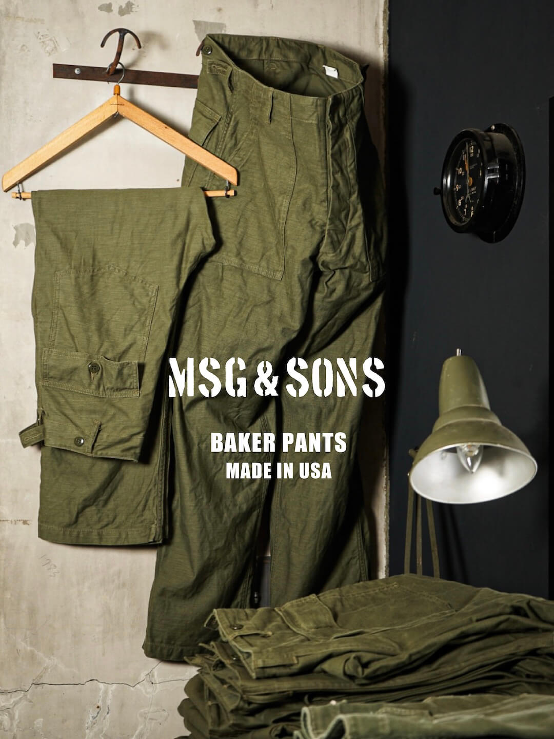 MSG & SONS BAKER PANTS – MADE IN USA