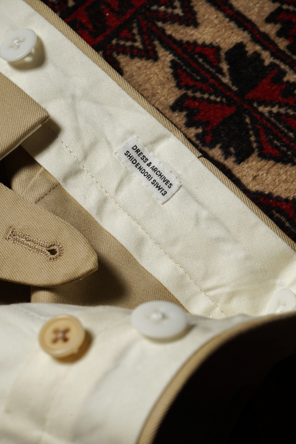 DRESS & ARCHIVES / CLASSIC TROUSERS No.2 | ARCH アーチ