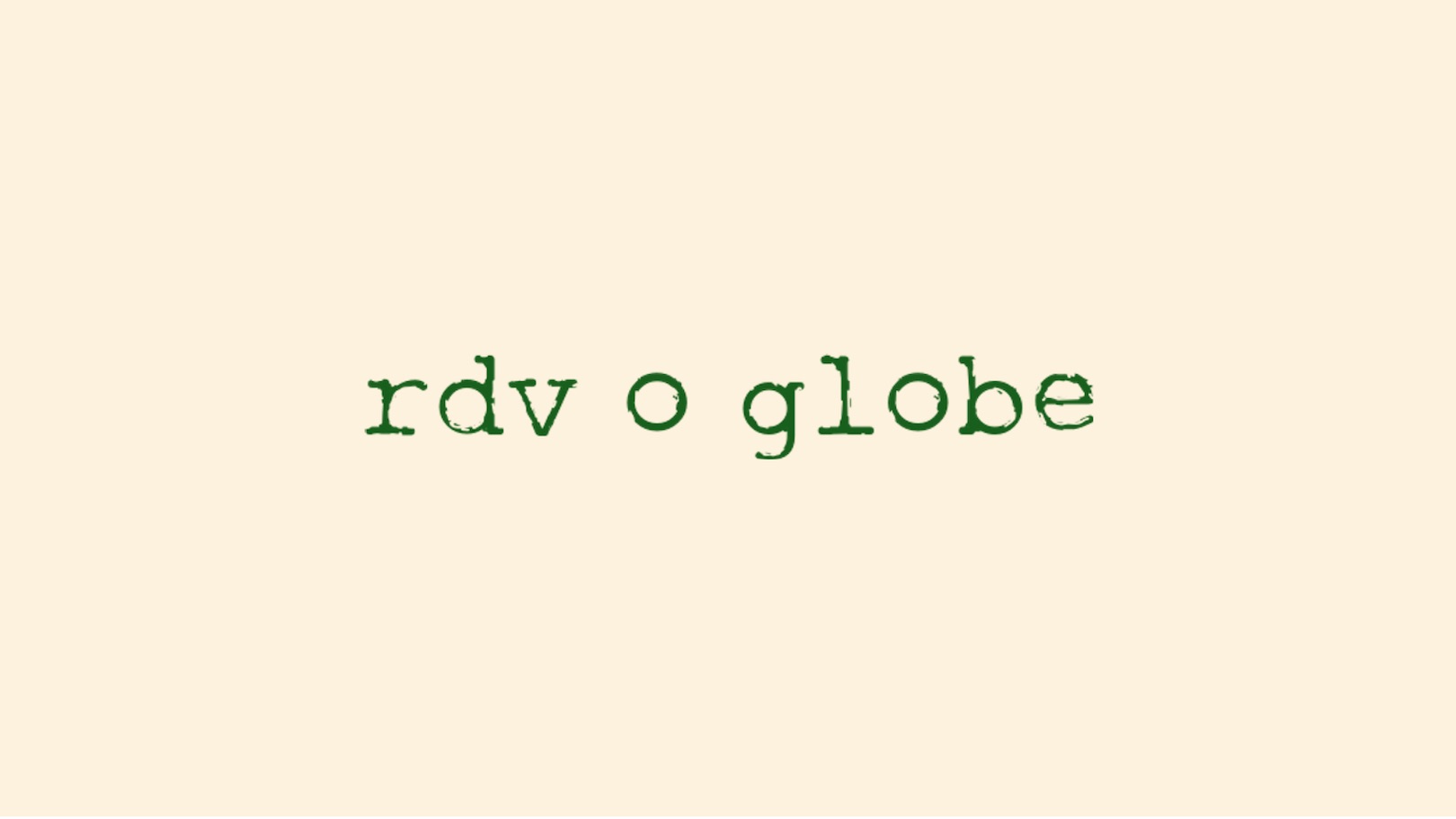 rdv o globe Special Event at ARCH SAPPORO