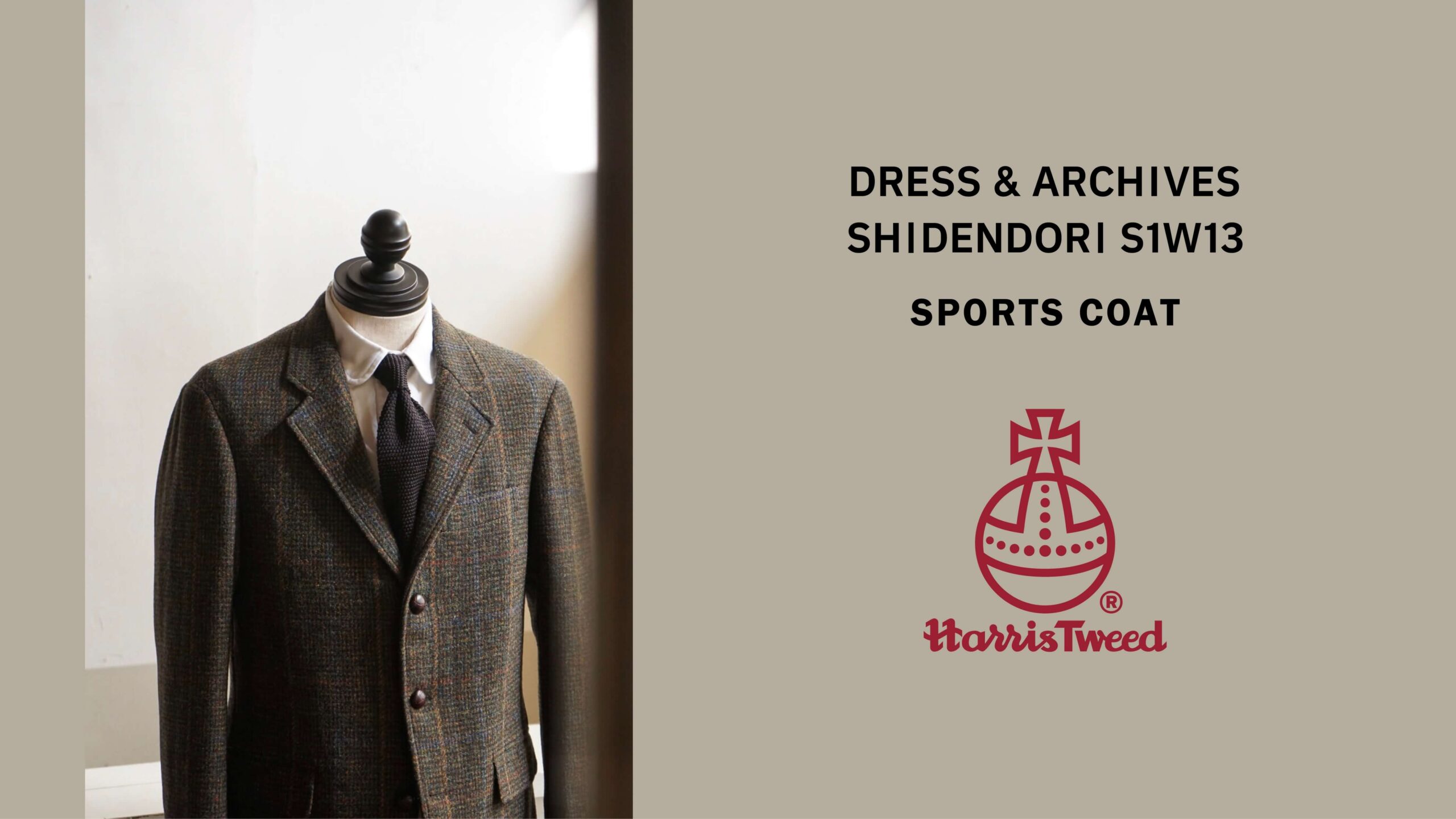 DRESS & ARCHIVES SPORTS COAT – HARRIS TWEED