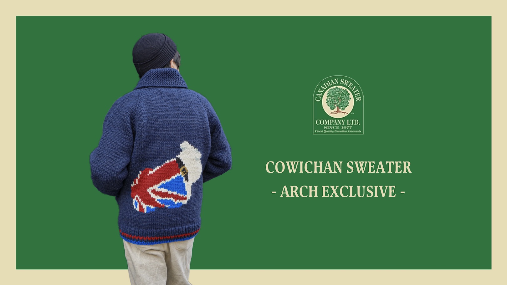 Canadian Sweater Company COWICHAN SWEATER – ARCH EXCLUSIVE