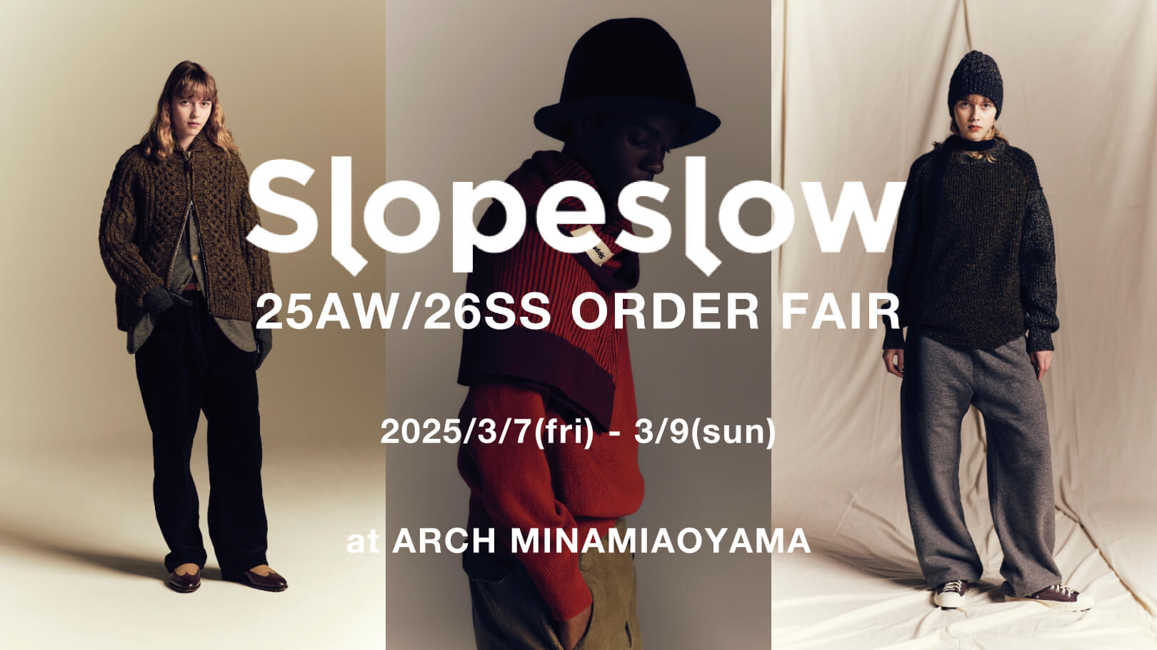 SLOPESLOW 25AW/26SS ORDER FAIR