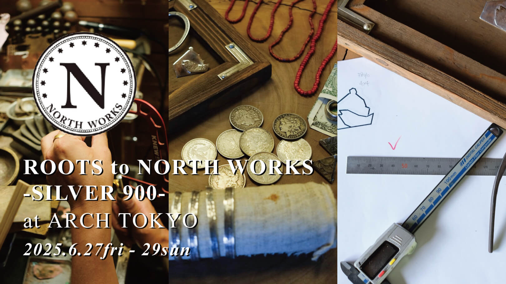 ROOTS to NORTH WORKS -SILVER 900-