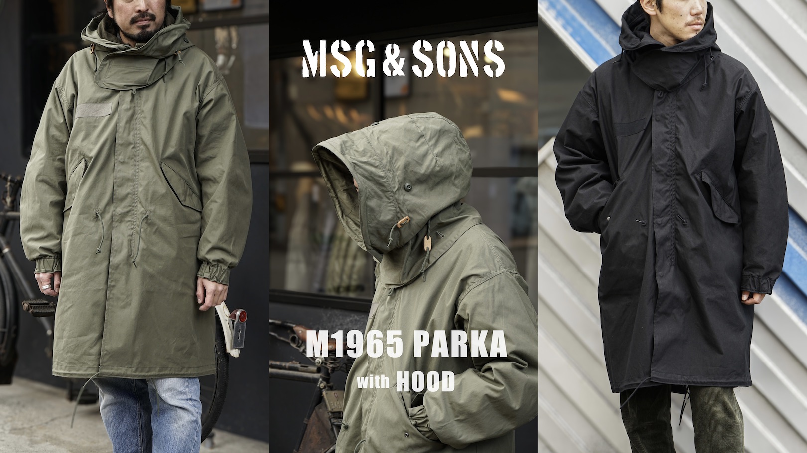 MSG & SONS M1965 PARKA with HOOD