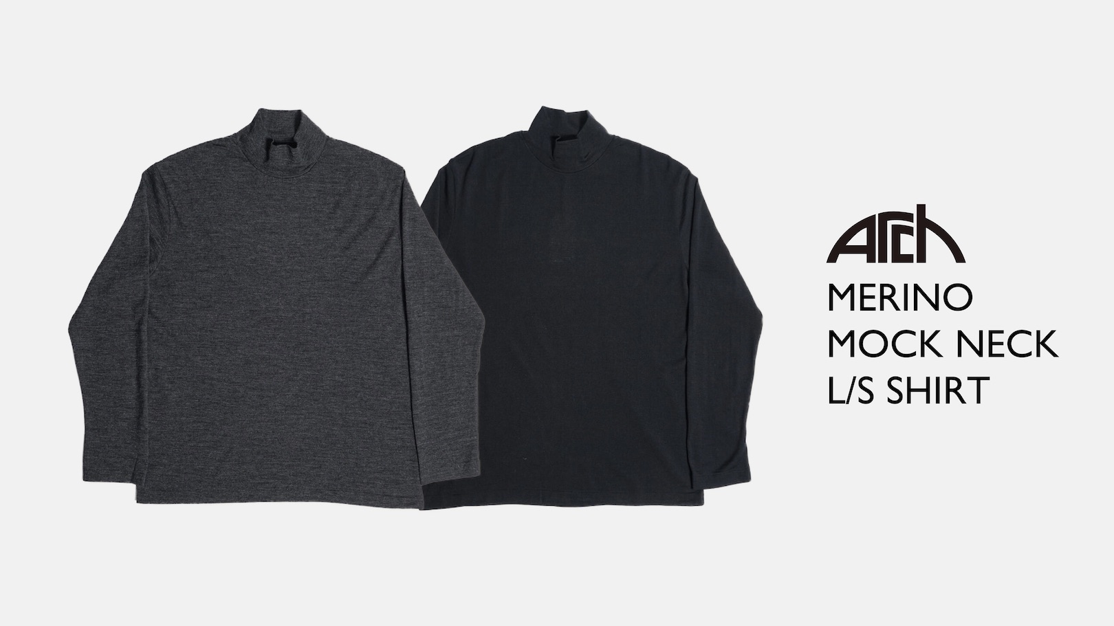 Arch MERINO MOCK NECK L/S SHIRT