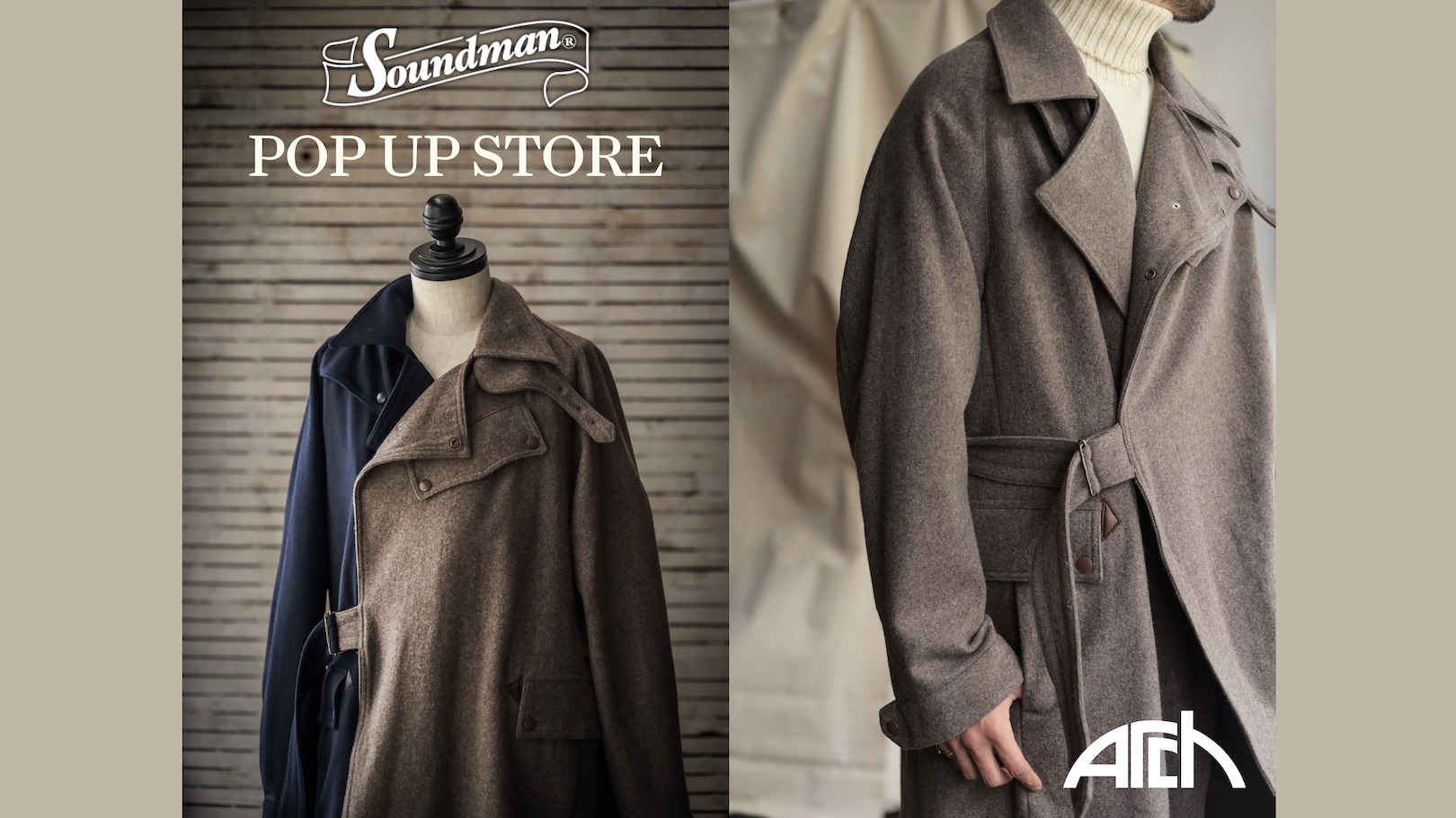 Soundman POP UP STORE at ARCH SAPPORO