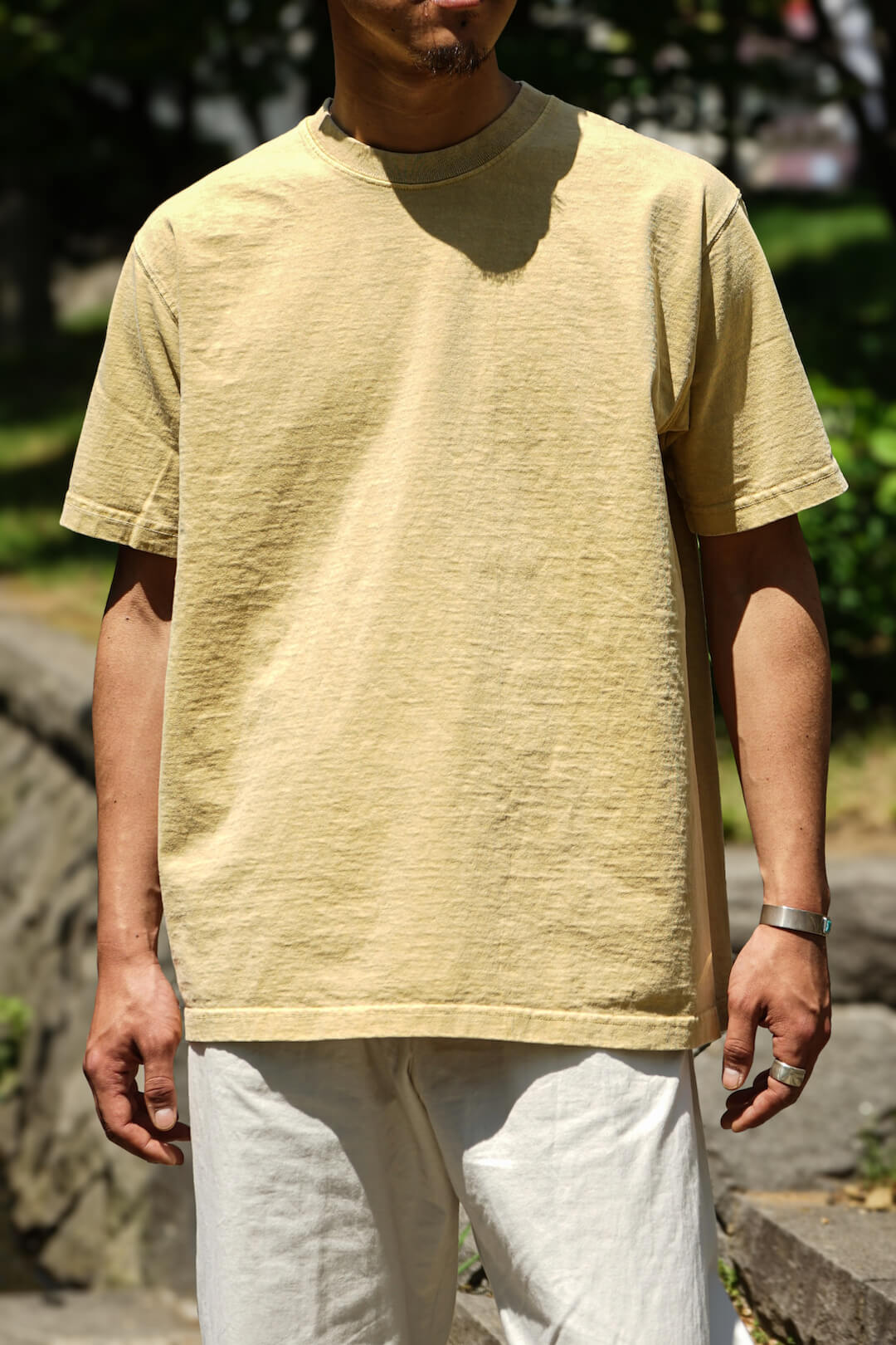 faded yellow