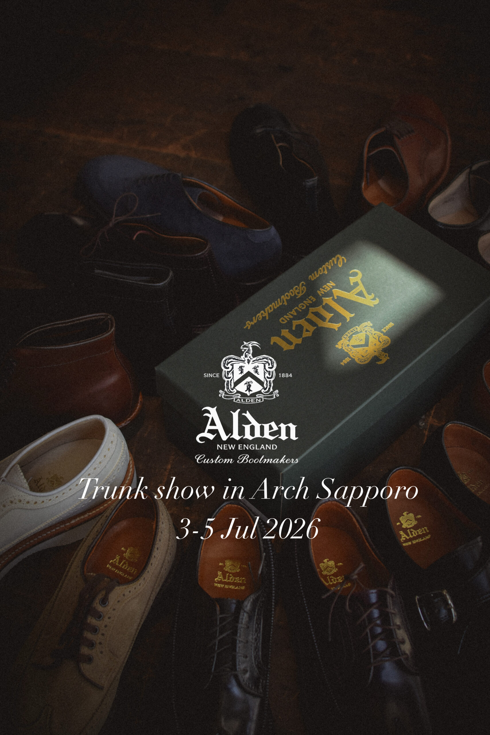 Alden Trunk Show in Arch Sapporo | ARCH アーチ - Sapporo / Tokyo