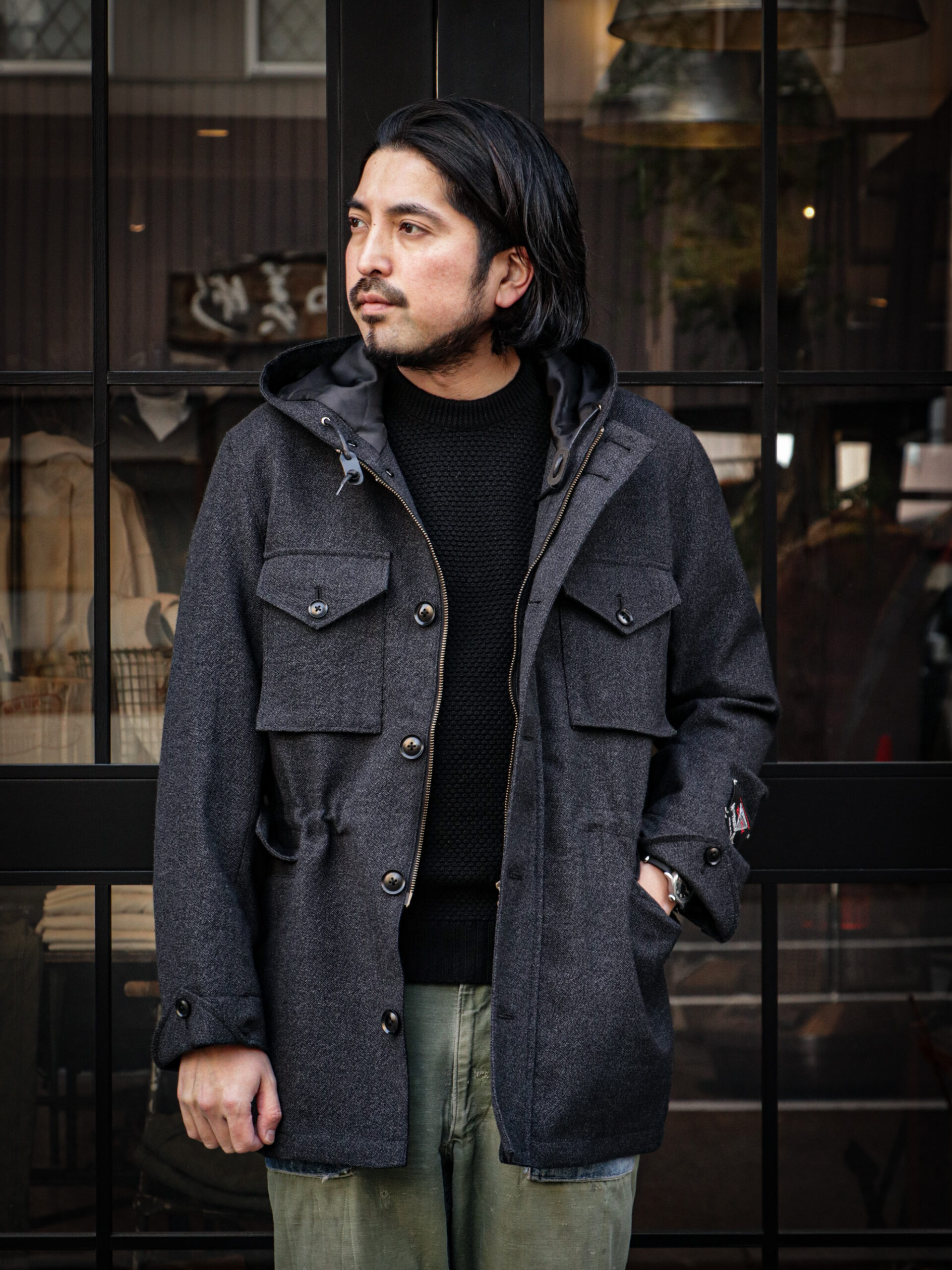 Smith's knitwear Brooklyn.n.y. スミス　後付け J&S Shetland Heritage 2ply Jumper – moorit
