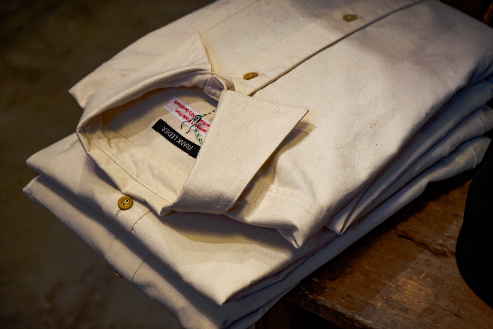FRANK LEDER / 60's VINTAGE BEDSHEET OLD STYLE SHIRTS | ARCH