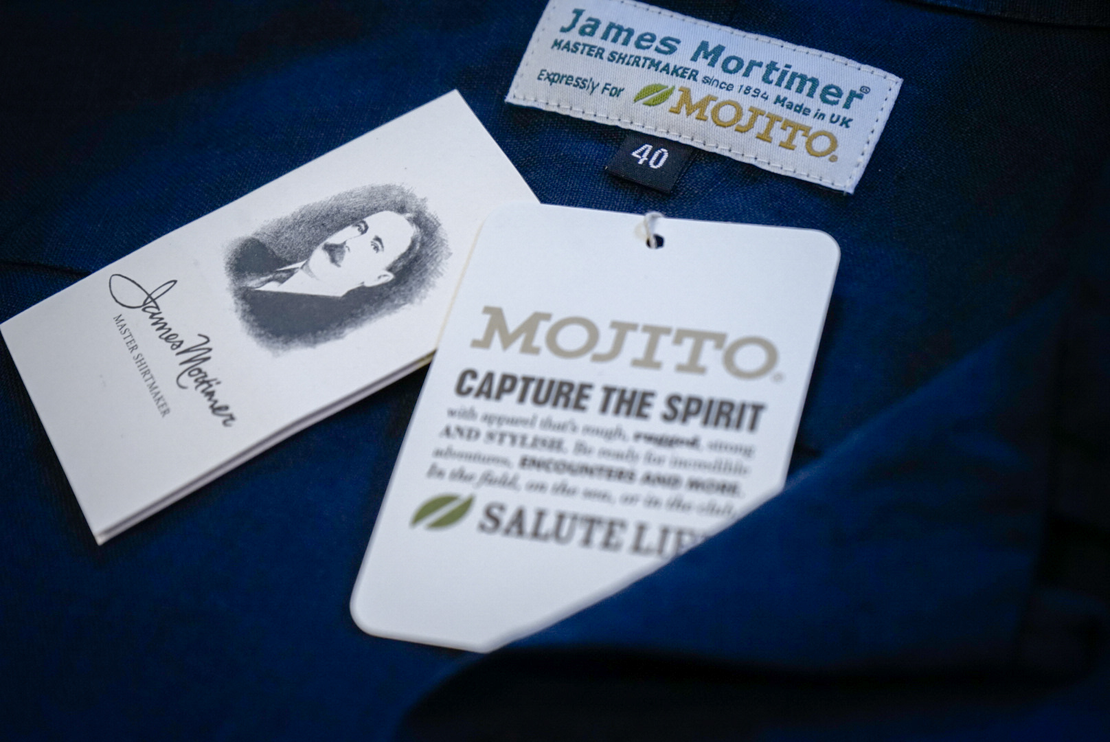 英国製のアブサンシャツ” MOJITO×James Mortimer | ARCH 米村屋